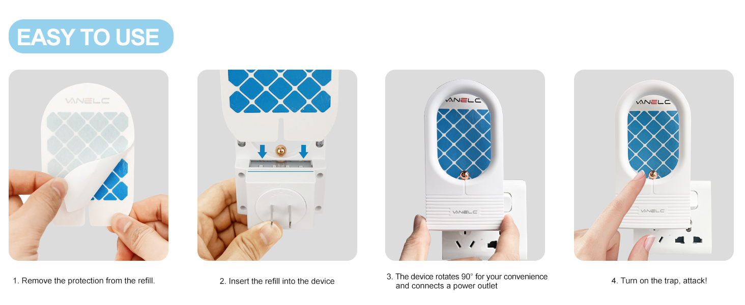 Fly Traps Indoor for Home-400 Sq Ft of Protection