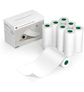 Gloryang 3-Inch Continuous White Thermal Labels, 8-Roll Pack – Compatible with Gloryang Printers,...
