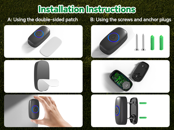wireless doorbell install