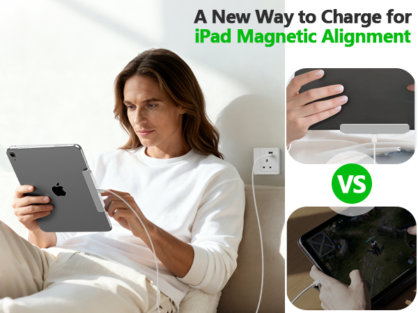 Magnetic Wireless Charger for iPad 10/11 Gen ONLY