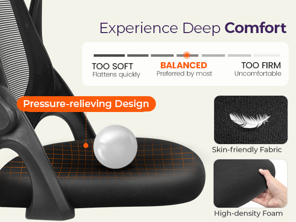 Bionic-Curved Design Chair for Support