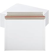 DAJAVE 100 Pack Cardboard Mailers 11x14 Inch Self Seal Cardboard Envelopes, White Rigid Mailers M...