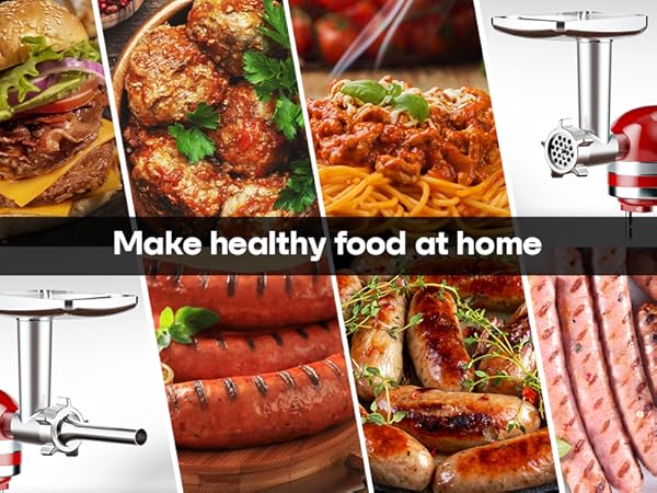 Metal Meat grinder attachment for KitchenAid Stand Mixers