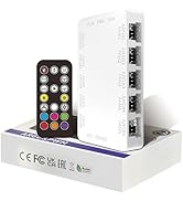 Oddtone ARGB and PWM Fan Hub Controller, 10-Port Chassis Fan Hub with Controller, SATA Power Conn...