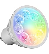 BSOD Smart LED Light Bulb Mi Light GU10 RGB CCT 4W Spotlight with Remote Controller Dimmable (1 B...