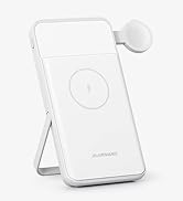 Marnana Magnetic Wireless Power Bank with Apple Watch Charger, 10000mAh Fast Charging Portable Ch...