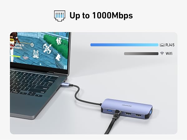 BENFEI 11-in-1 USB C Hub Triple Display Docking Station