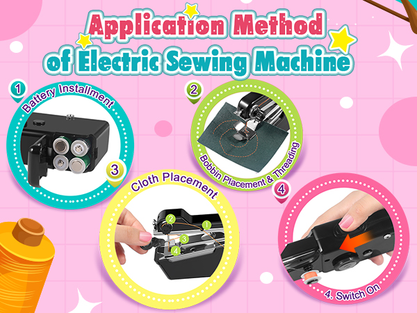sewing machine sewing machine for beginners maquina de coser handheld sewing machine mini