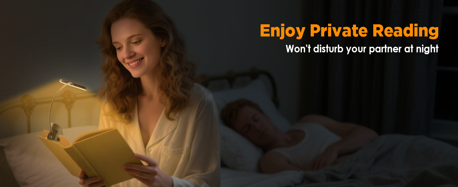book lights for reading at night,enjoy Private Reading,won&amp;#39;t disturb your partner at night