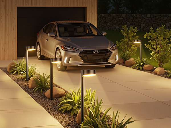solar driveway lights outdoor 