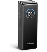EF ECOFLOW Rapid Power Bank 25,000mAh, 170W Portable Charger with Dual 140W USB-C Ports for Multi...