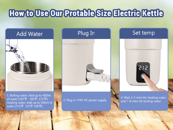 portable electric kettle