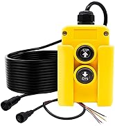 mxuteuk 4 Wire Dump Trailer Remote Control Switch 12V DC Trailer Up and Down Control Switch for L...