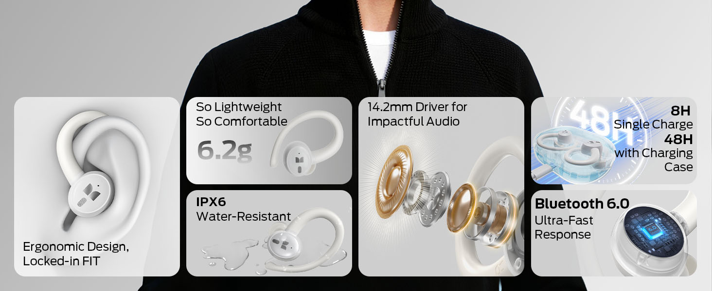 Monster N-Lite 216 Earbuds with Earhooks