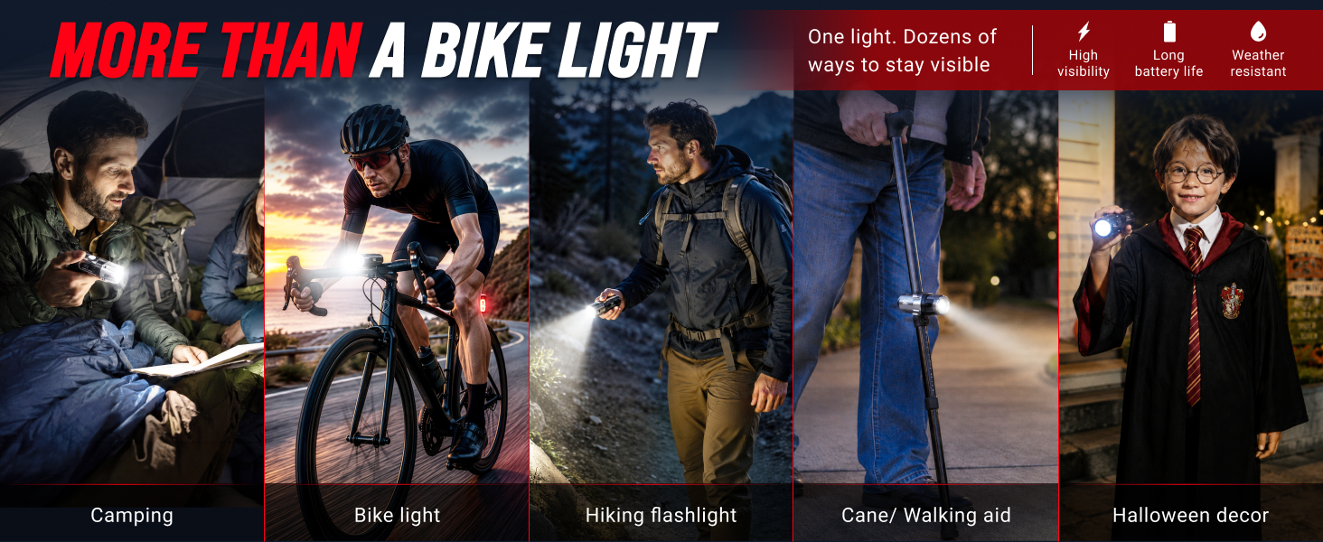 Cycle Torch Shark 550 rechargeable bike headlight