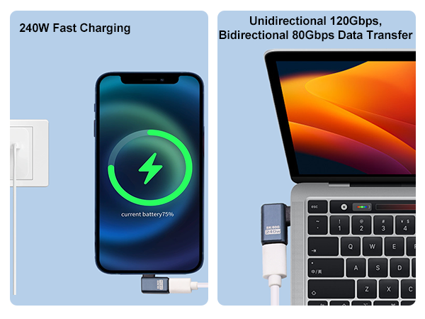 usb c right angle adapter 