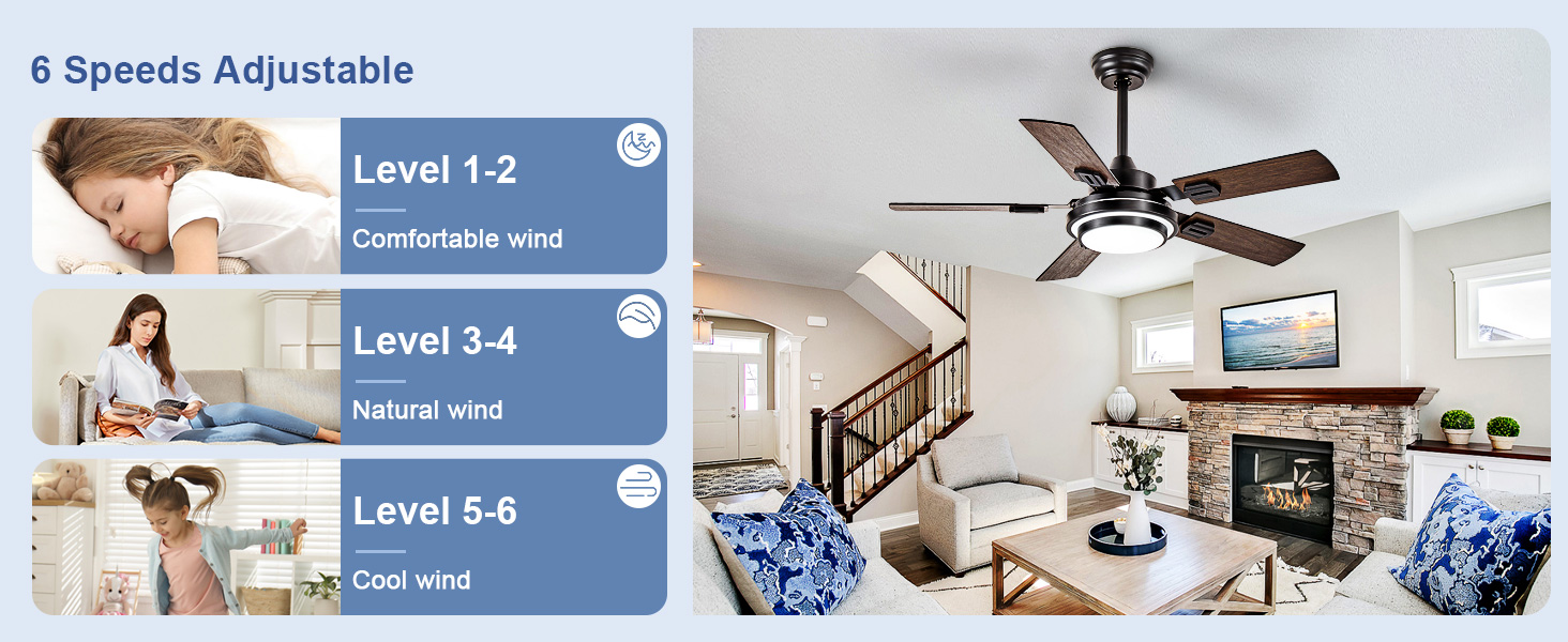 42 inch ceiling fan with remote