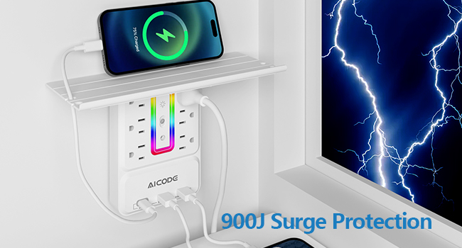 Surge Protector Wall Outlet