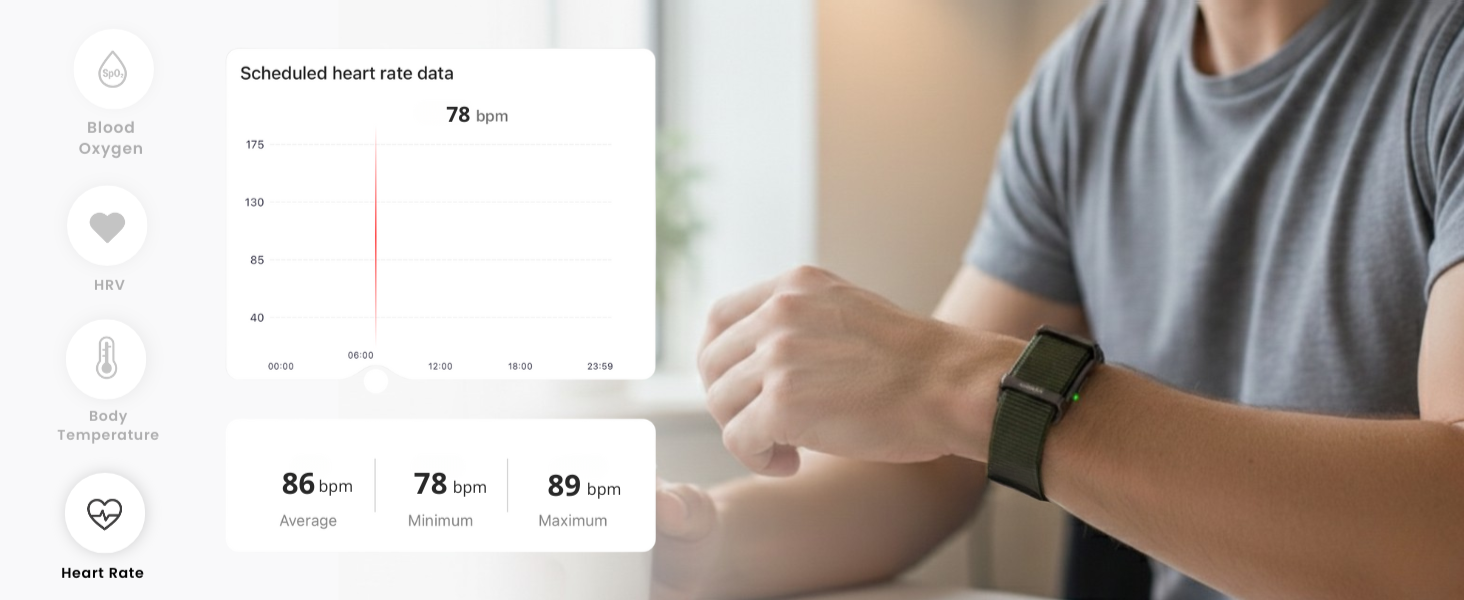 spo2 tracker smart band for blood oxygen tacking device portable smart band for your phone