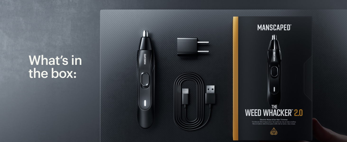 manscaped weed whacker nose ear hair trimmer