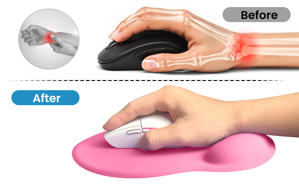 Mouse pad with Wrist Rest