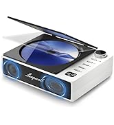 CD Player Portable, Leapwell Portable CD Player with Speakers Bluetooth Rechargeable, Small Compa...