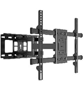 BONTEC Full Motion TV Wall Mount for 32-85 inch LED LCD OLED Flat Curved Screen TVs, Swivel Tilt ...