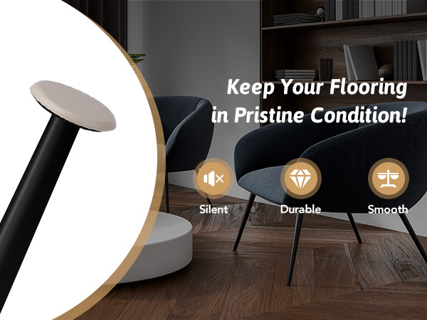 8 Pack Plastic Sliders for Furniture Legs