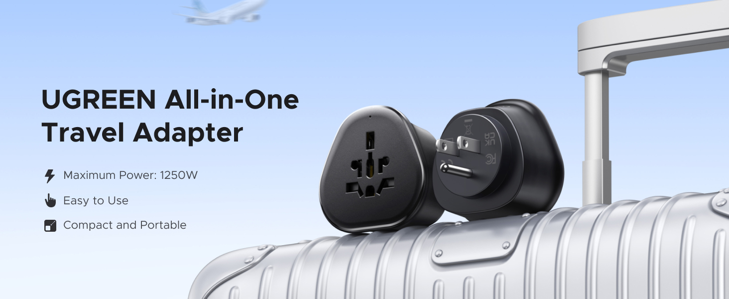 UGREEN us plug Travel adapter