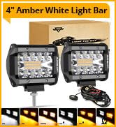 Amber White Flashing Light