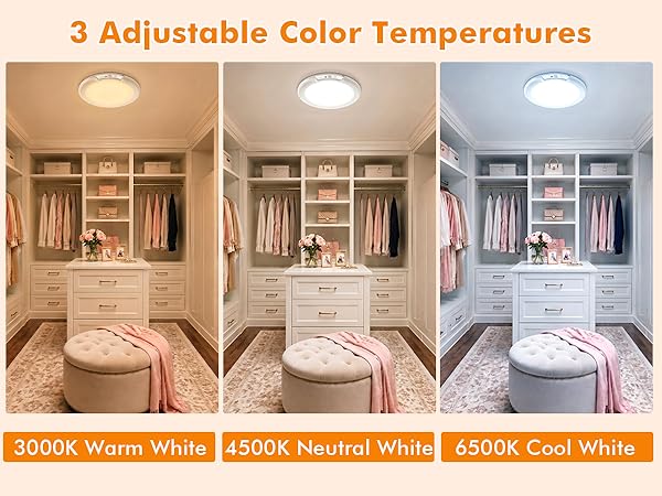 Rechargeable Ceiling Light, Magnetic Wireless Motion Sensor Ceiling Light, Wireless Battery Operated