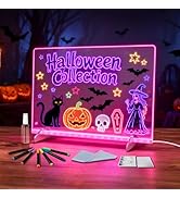 Led Drawing Board, 6 Modes &amp; 13.7"X10" Light up Coloring Board for Kids with 8 Color Markers, Gif...