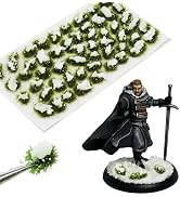 Warmtree 1 Box Snow Static Grass Bushy Tufts Lowland Shrubs Scenery DIY Miniature for Train Lands...