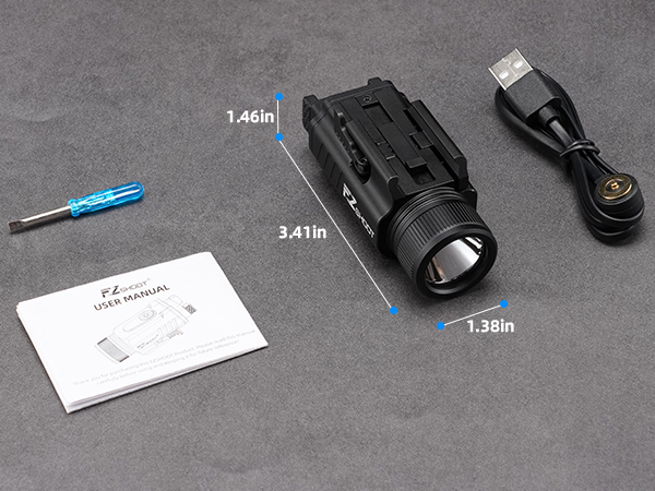 pistol flashlight