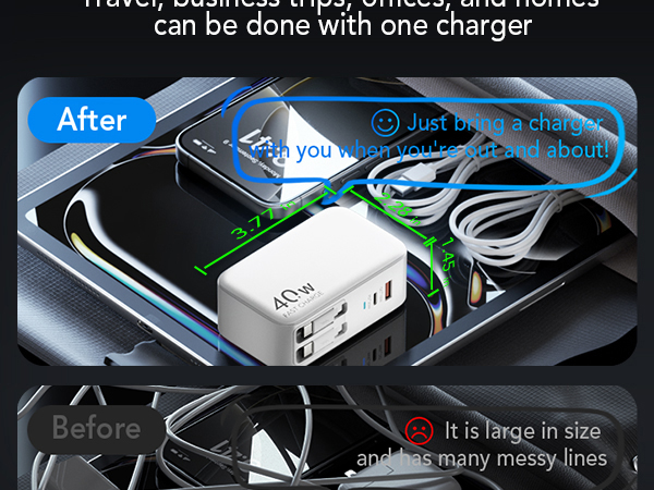 travel charger for multiple devices