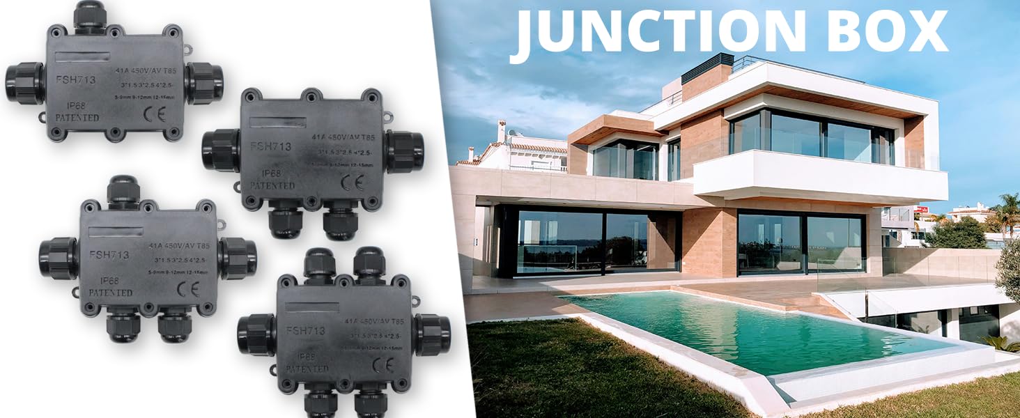 underground waterproof electrical splice box