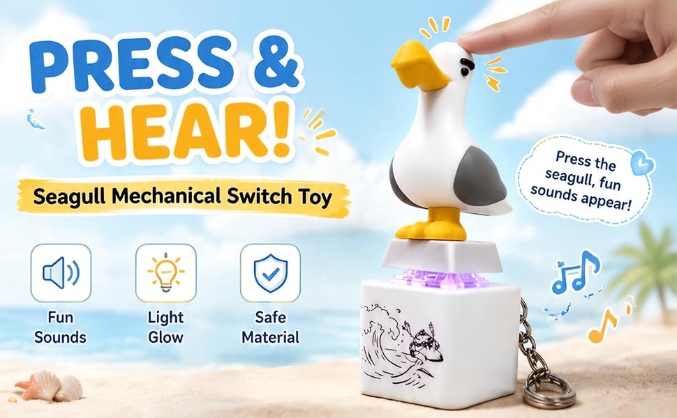 seagull keychain