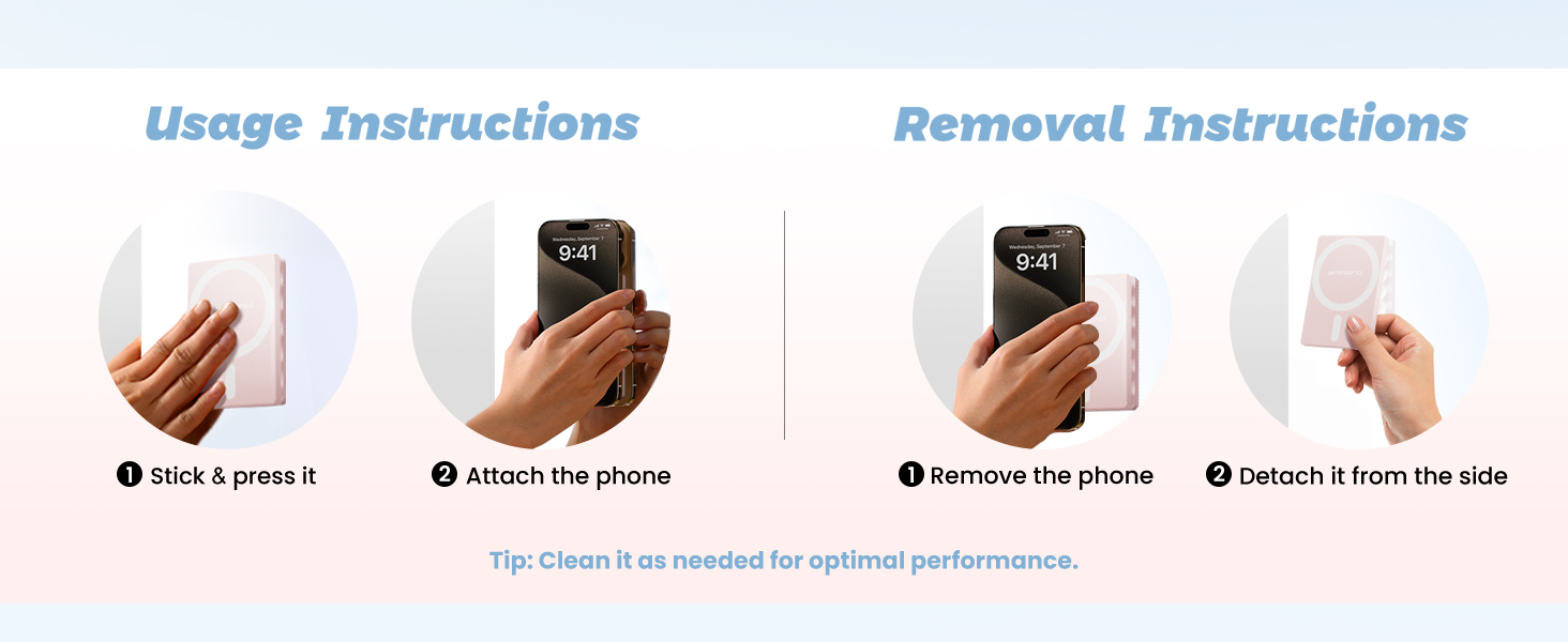 Clean it as needed for optimal performance