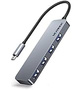 MEANHIGH USB C Hub 4-Port Type C 3.0 Adapter for Laptop Multiple USB C to USB Splitter USB C Dock...