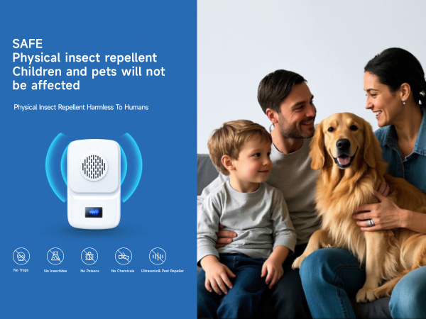 Ultrasonic Repellen Indoor Insect Repeller