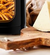 CARORI Air Fryer 14-in-1 with Viewing Window, 6-Qt Large Capacity, No Filping Dual Heating for 36...