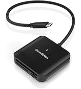 DriverGenius HB080 | 3-in-1 Compact Flash (CF-I) Card Reader USB-C UHS-II SD 4.0/MicroSD 4.0 Card...