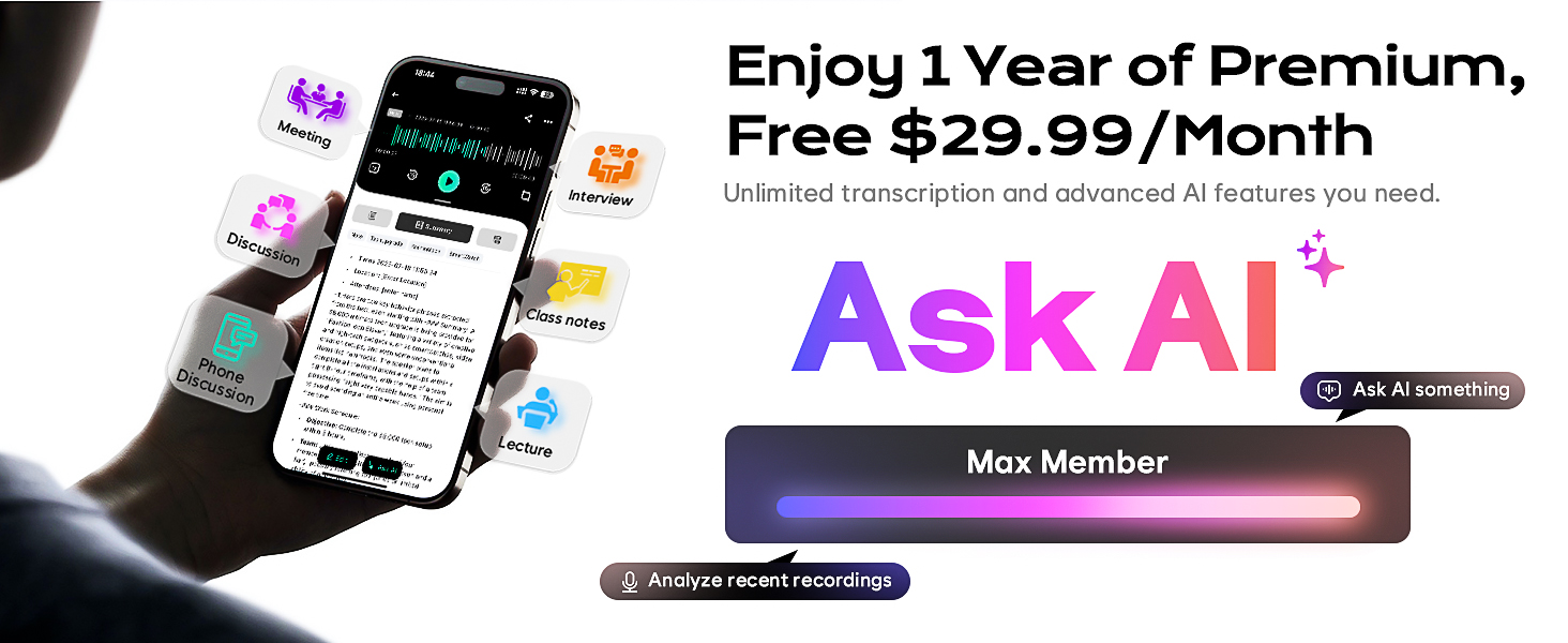 ai voice recorder transcriber