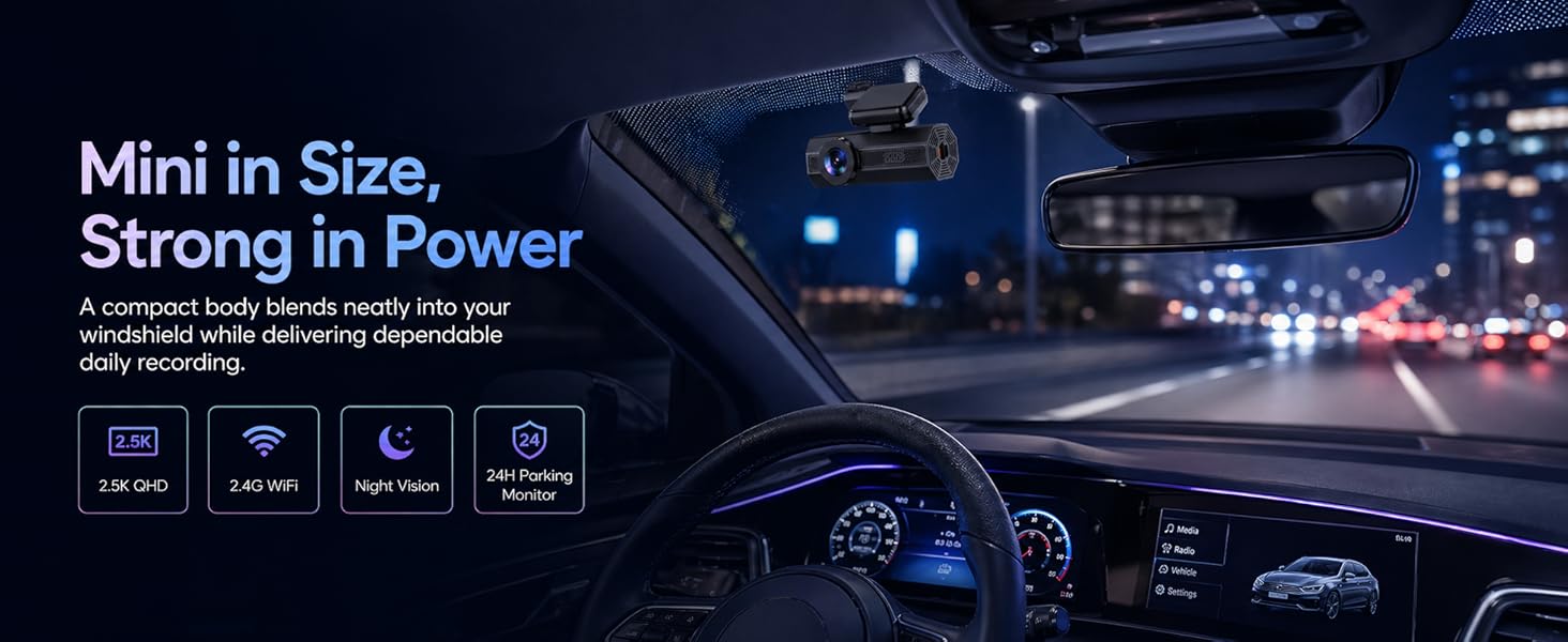 Veement v200 pro dash cam front