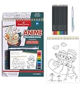 Faber-Castell Anime Drawing Kit: Japanese Adventures Edition | Step-by-Step Instruction Book with...
