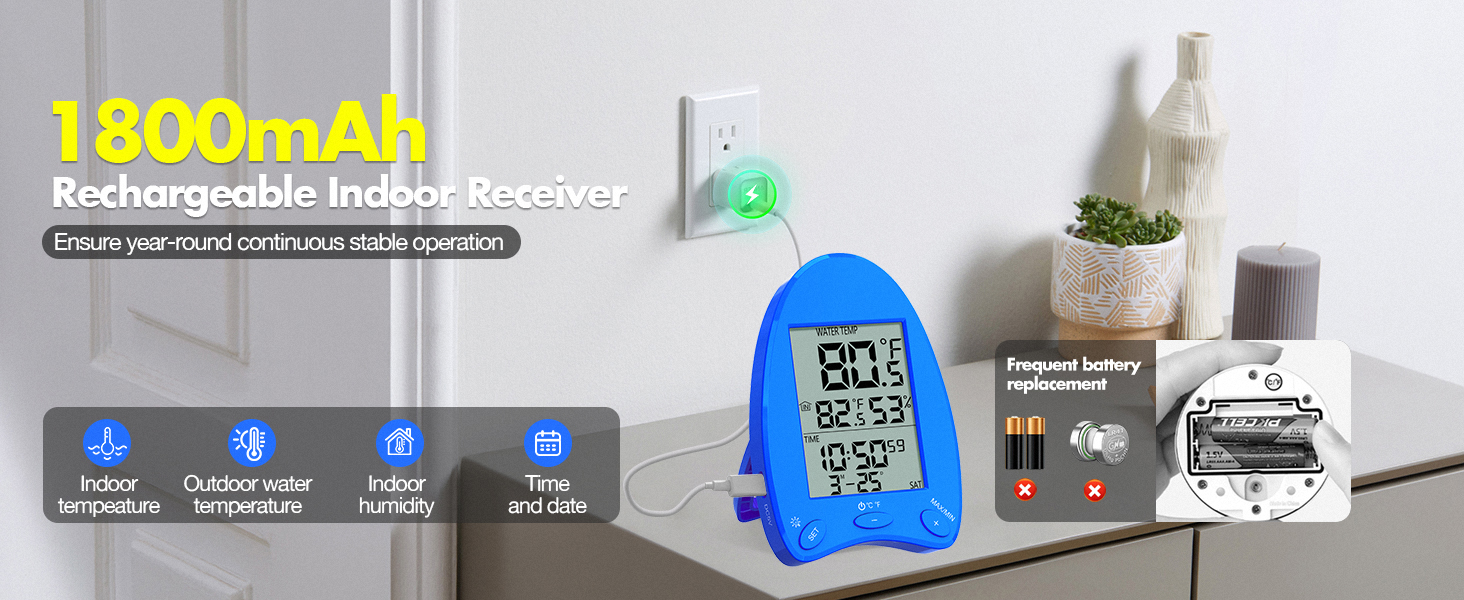 remote pool thermometer wireless pool thermometer floating easy read solar pool thermometer