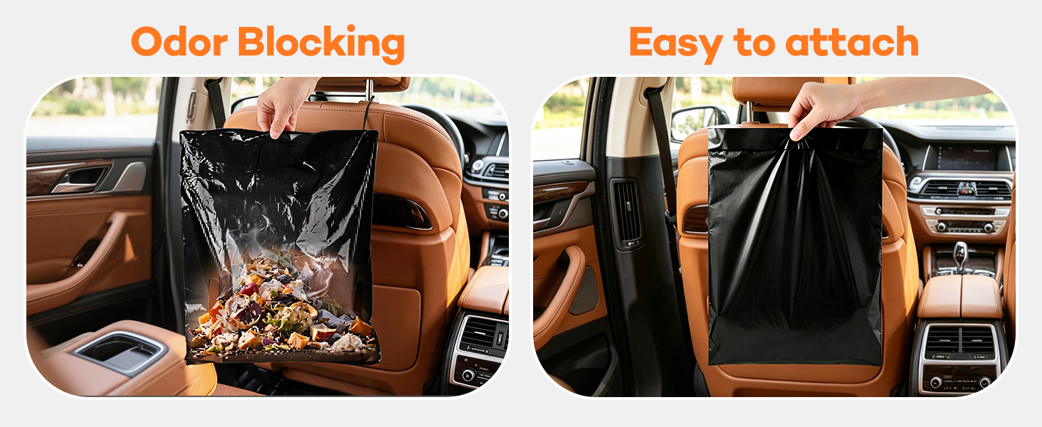 Hanging Car Trash Bags