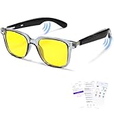 AI Translation Smart Glasses with Chat GPT&amp;Night Vision Enhancement,Bluetooth 5.4 Glasses with 10...