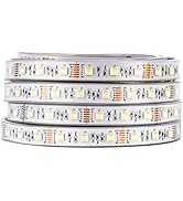 BTF-LIGHTING RGBCCT 5 Colors in 1 LED 5050SMD RGBWW RGB+Dimmable Tunable Color Temperature 2700K-...