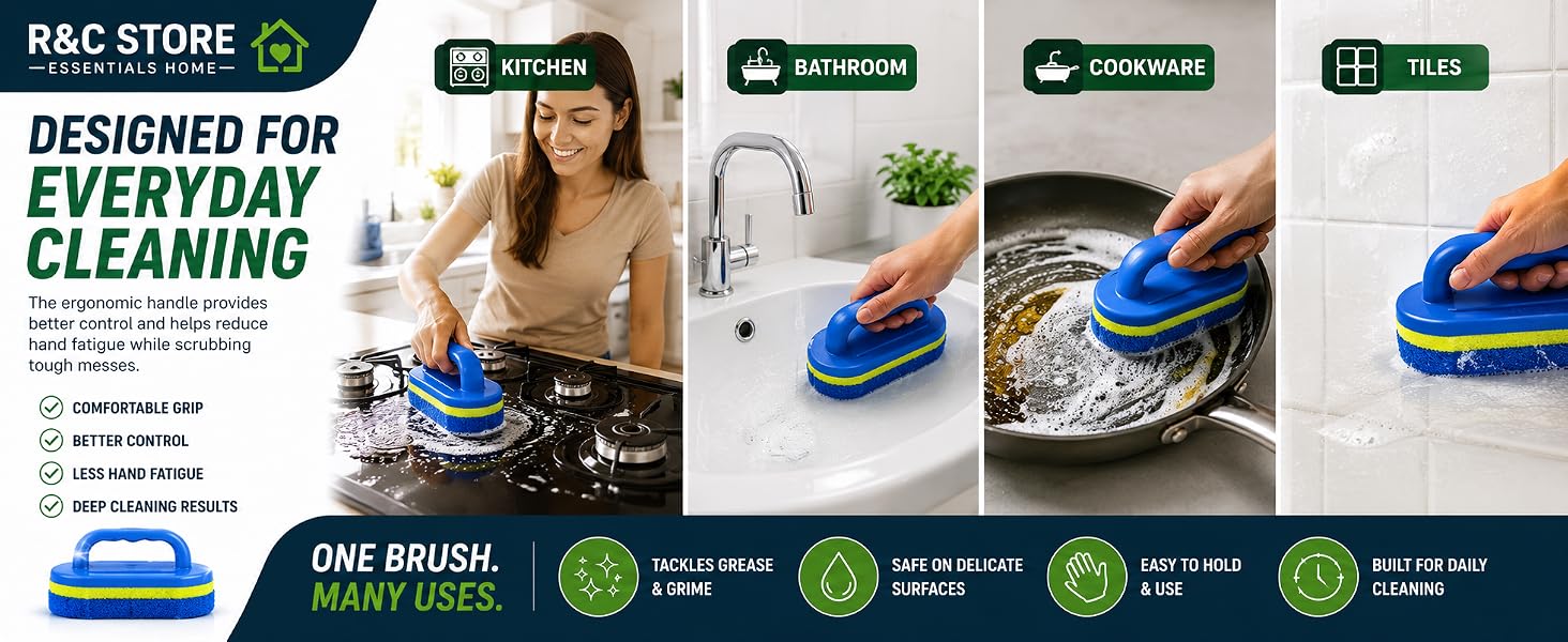 Scrub a sponge kitchen
